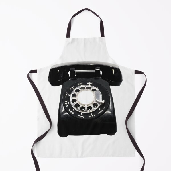 Item preview, Vintage retro rotary dial black phone designed and sold by E-W-D.