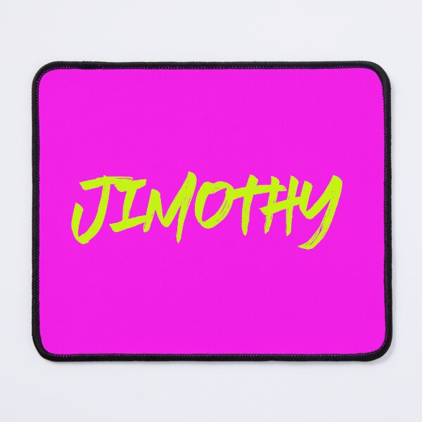 Item preview, Jimothy Funny Name Neon Green Brush Typography designed and sold by EchoPrint Co..