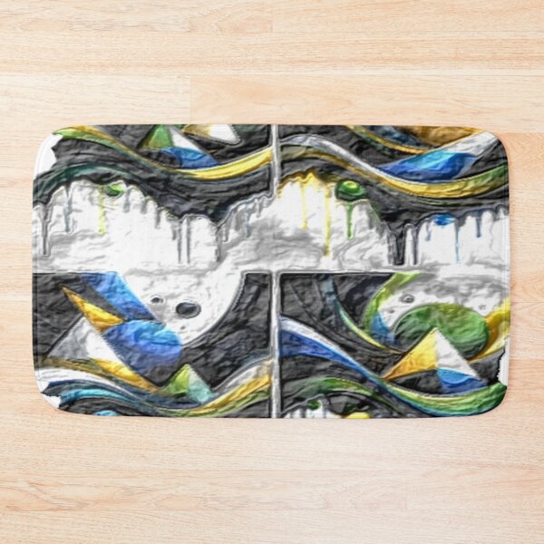 Item preview, flow state wrinkled varnish br colorful geometric abstract design designed and sold by SmashingDeals.