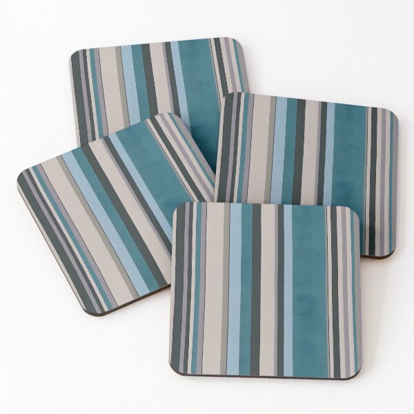 Item preview, Blue and Teal Vertical Stripes Pattern designed and sold by Paulo Costa Dias.