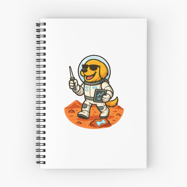 Item preview, Napkin on Mars - Golden Retriever designed and sold by NapkinStuff.