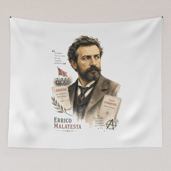Item preview, Errico Malatesta designed and sold by Sarcastic designs.