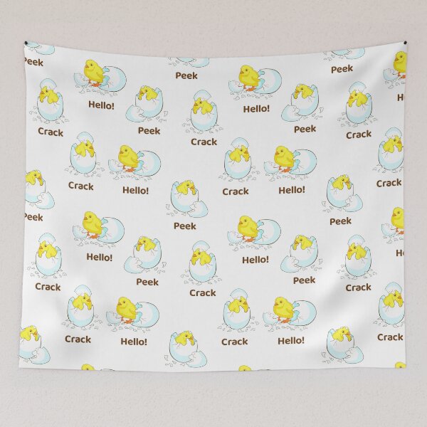 Item preview, Baby Chick Hatching Stages – Crack, Peek, Hello! designed and sold by OrPolly.