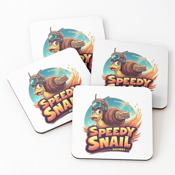 Item preview, Speedy Snail Delivery - Fast Shipping Funny Cartoon Meme designed and sold by NeonSketch Lab.