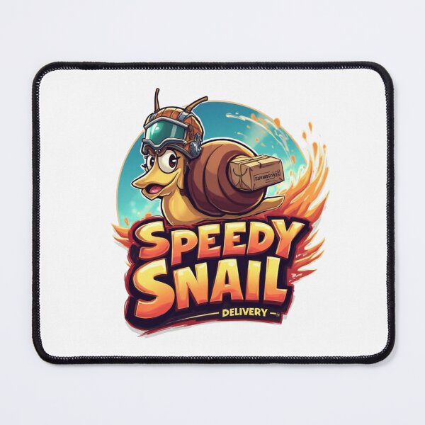 Item preview, Speedy Snail Delivery - Fast Shipping Funny Cartoon Meme designed and sold by NeonSketch Lab.