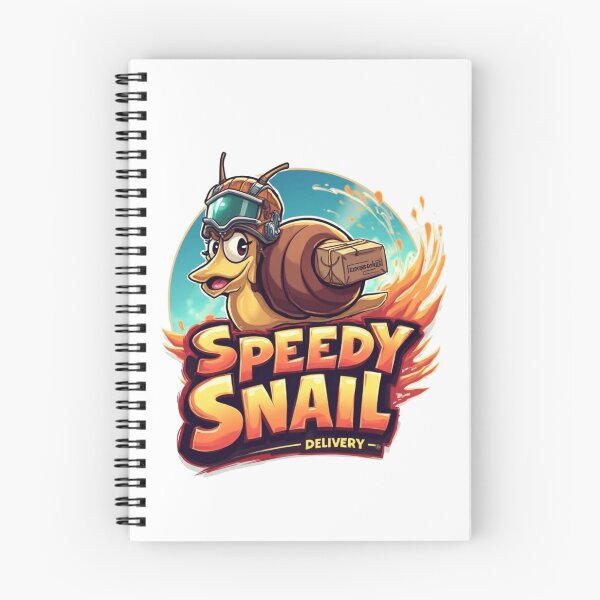 Item preview, Speedy Snail Delivery - Fast Shipping Funny Cartoon Meme designed and sold by NeonSketch Lab.
