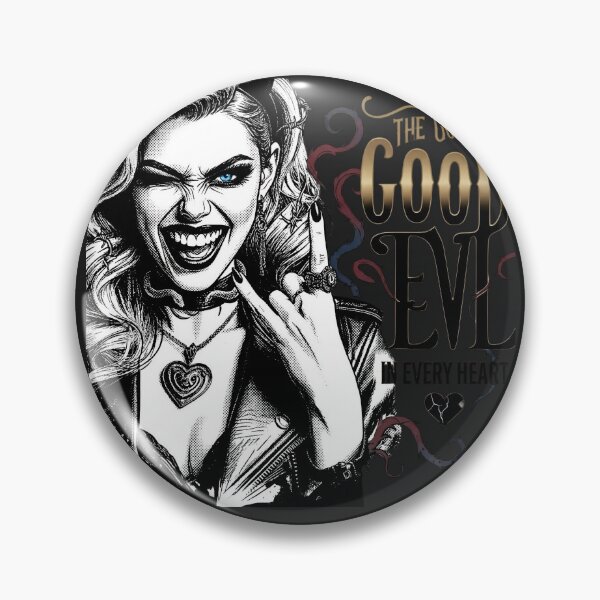 Item preview, Winking Blonde Rocker Showing Horns designed and sold by Voodoo Store Paranormal Collections.