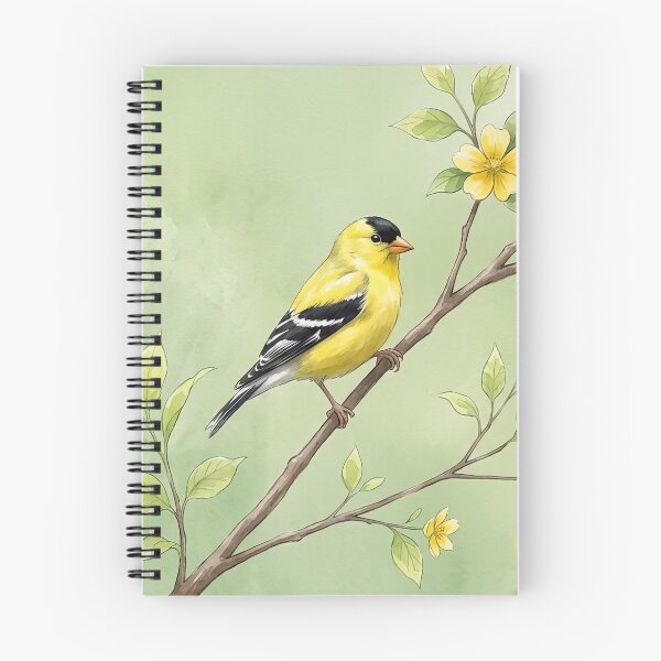 Item preview, American Goldfinch Watercolor Wildlife Bird Art designed and sold by MaverlyShop.