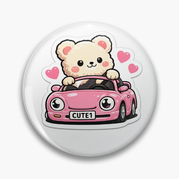 Item preview, Teddy in Car designed and sold by PureArtBeauty.