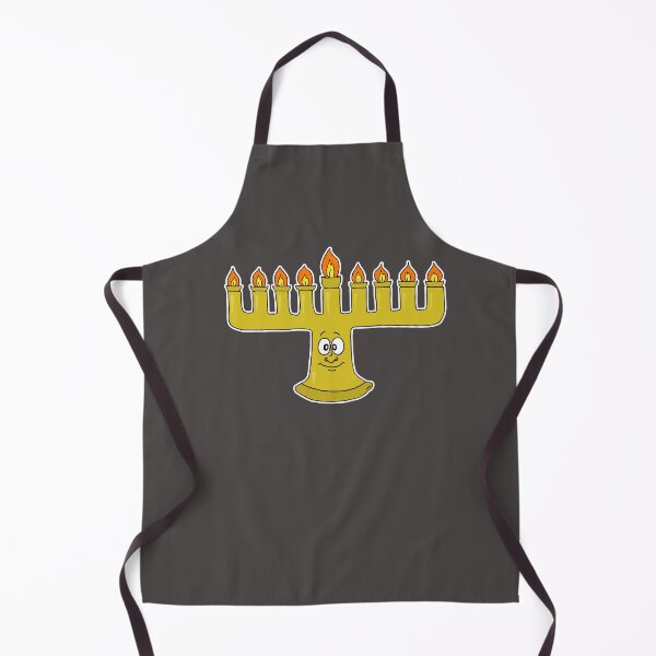 Item preview, Cute Happy Menorah Sticker | Hanukkah Festival of Lights Cartoon designed and sold by MyxaART.