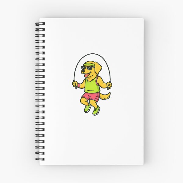 Item preview, Jumping Rope Napkin - Golden Retriever designed and sold by NapkinStuff.