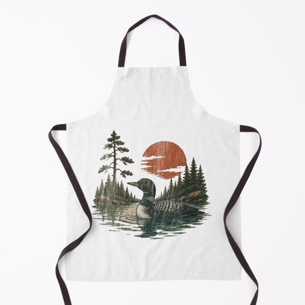 Item preview, Vintage Loon Lake Nature Retro Wildlife Bird designed and sold by Gbriel3.