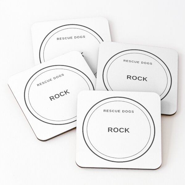 Item preview, Rescue Dogs Rock designed and sold by BarkAndCo.