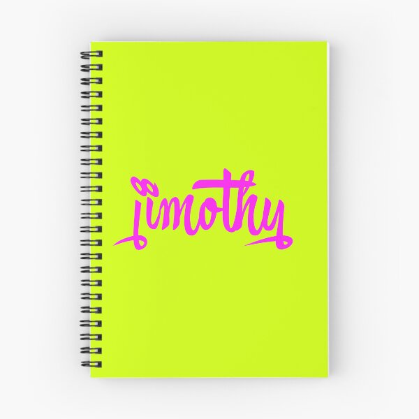 Item preview, Jimothy Funny Name Neon Pink Brush Typography designed and sold by EchoPrint Co..