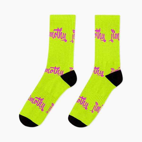Item preview, Jimothy Funny Name Neon Pink Brush Typography designed and sold by EchoPrint Co..