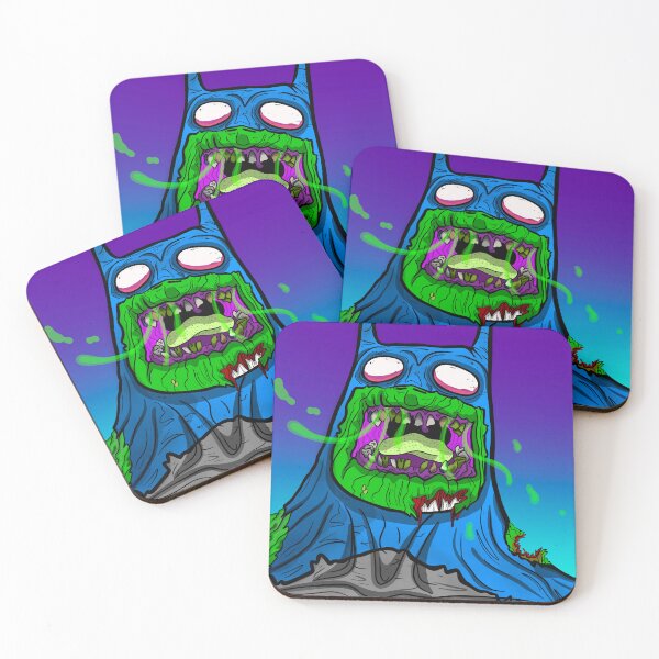 Item preview, Zombie Vigilante Bat Monster | Undead Comic Horror Illustration designed and sold by Let There Be Art Studio.