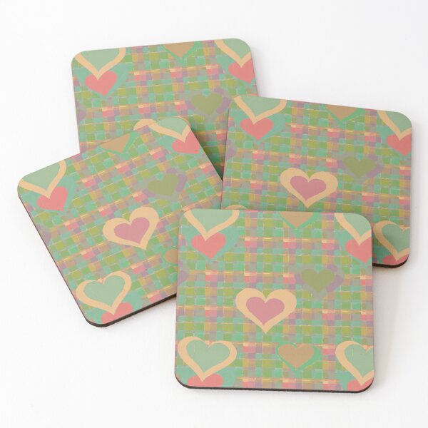 Item preview, Pastel Love Tartan: Distressed and remembered edition (pattern) designed and sold by Cathedral of Curiosity.