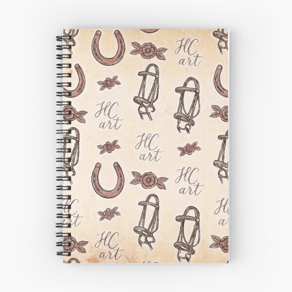 Item preview, Vintage Western Horseshoe & Equestrian Bridle Pattern designed and sold by Hen-C-Art.