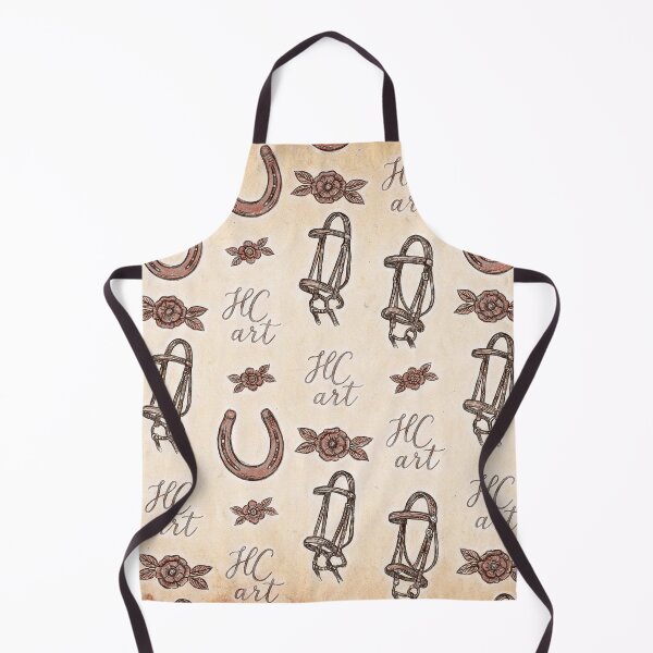 Item preview, Vintage Western Horseshoe & Equestrian Bridle Pattern designed and sold by Hen-C-Art.