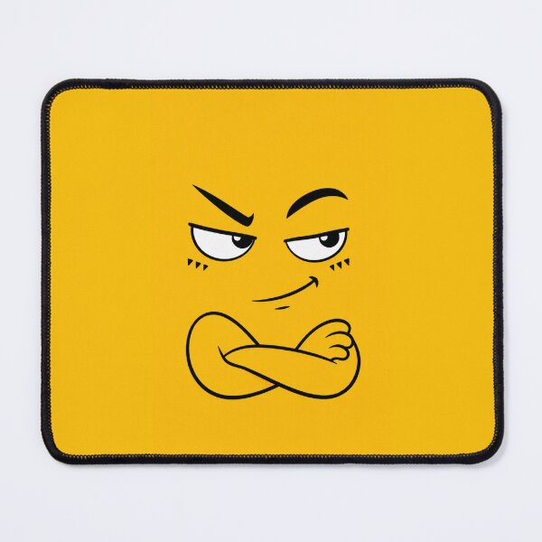 Item preview, Confident Smug Folded Hands Emoji designed and sold by PunchDrop.