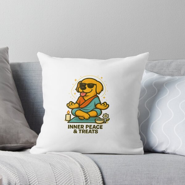 Aperçu de l'œuvre Serviette de méditation - Golden Retriever créée et vendue par NapkinStuff.