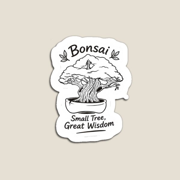 Item preview, Bonsai Small Tree Great Wisdom  designed and sold by Reddrubble.