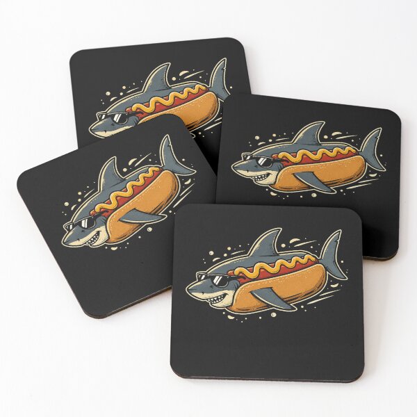 Item preview, Cool Shark Hotdog designed and sold by Moizento.