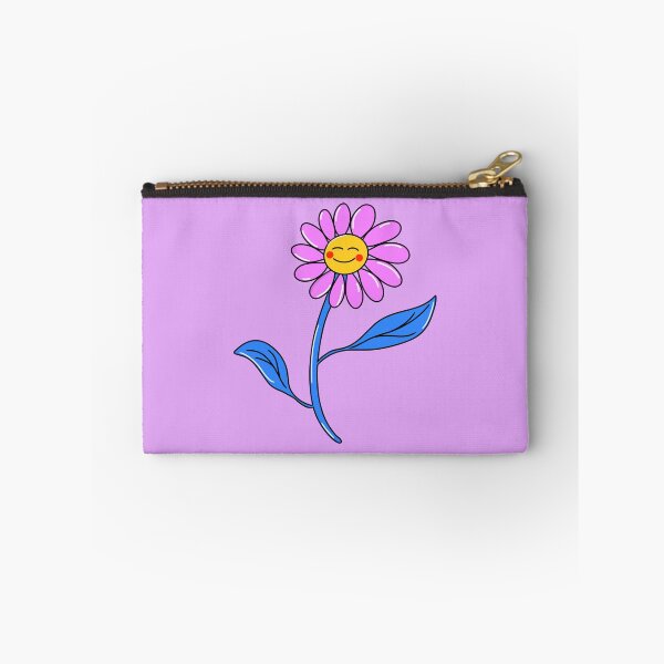 Item preview, Cute Cartoon Smiling Pink Daisy Flower Kawaii Art designed and sold by SolutionsArt.