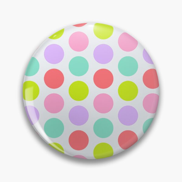 Item preview, Colorful Polka Dots Pattern in Soft Rainbow Pastels designed and sold by WD-Artist.