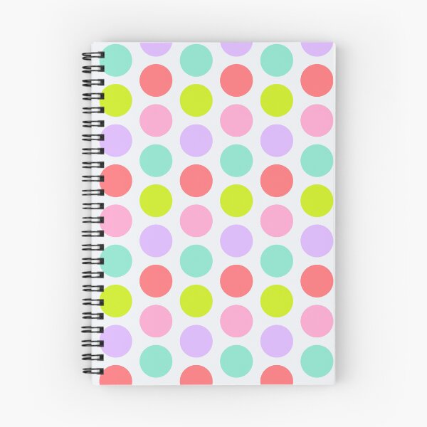 Item preview, Colorful Polka Dots Pattern in Soft Rainbow Pastels designed and sold by WD-Artist.