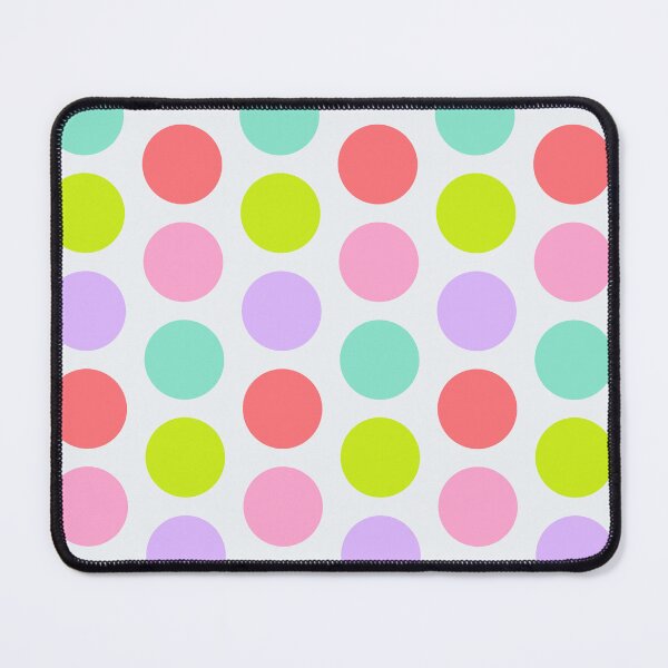 Item preview, Colorful Polka Dots Pattern in Soft Rainbow Pastels designed and sold by WD-Artist.