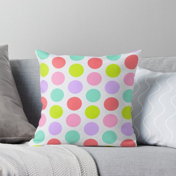 Item preview, Colorful Polka Dots Pattern in Soft Rainbow Pastels designed and sold by WD-Artist.