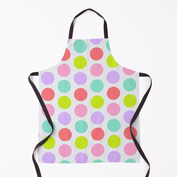 Item preview, Colorful Polka Dots Pattern in Soft Rainbow Pastels designed and sold by WD-Artist.