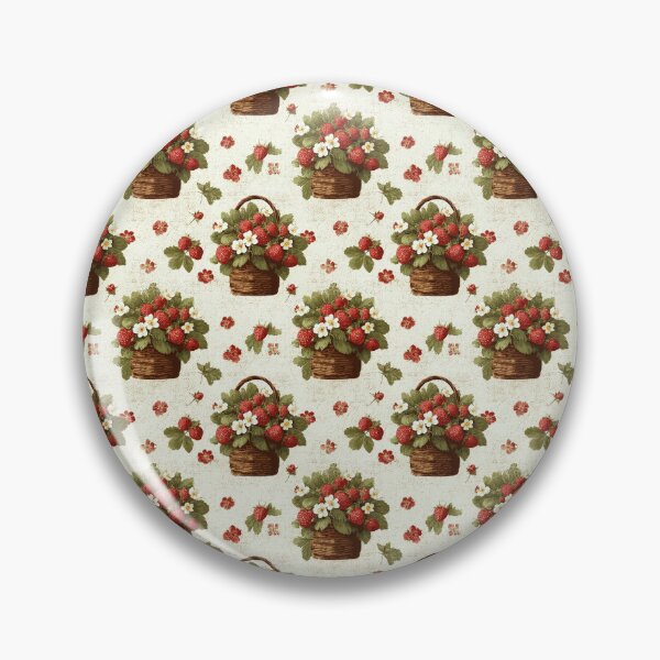 Item preview, Strawberry Basket Floral Pattern  designed and sold by LouieVanille.