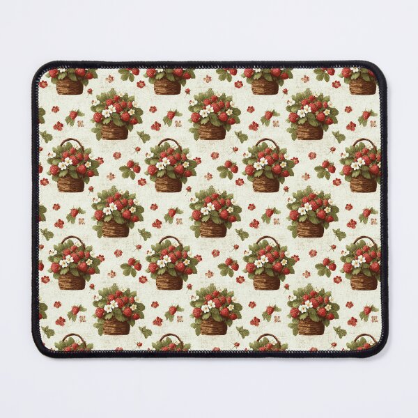 Item preview, Strawberry Basket Floral Pattern designed and sold by LouieVanille.