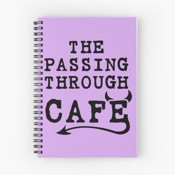 Item preview, Passing Through Cafe Logo designed and sold by Nik Knight Book Merch.