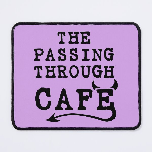 Item preview, Passing Through Cafe Logo designed and sold by Nik Knight Book Merch.