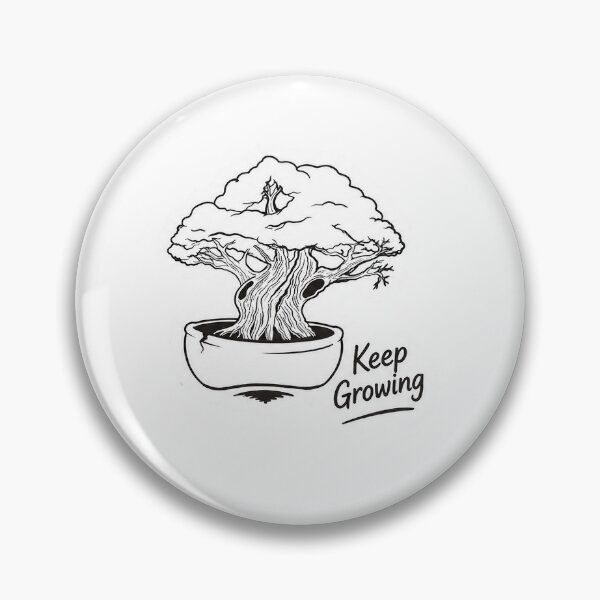 Item preview, Bonsai Keep Growing  designed and sold by Reddrubble.