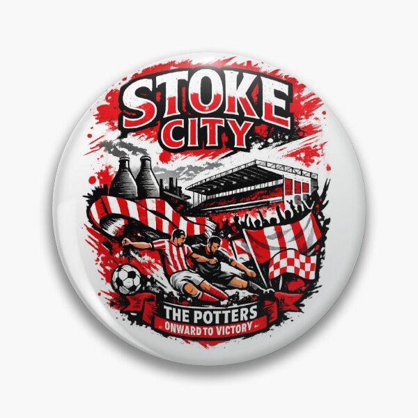 Item preview, Stoke City Vintage Football Fan Art | The Potters Heritage Supporter Design designed and sold by GarnerSupplyCo.