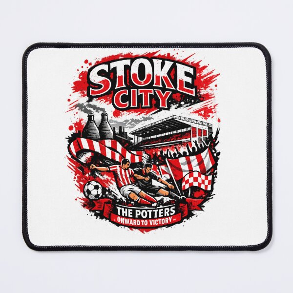 Item preview, Stoke City Vintage Football Fan Art | The Potters Heritage Supporter Design designed and sold by GarnerSupplyCo.