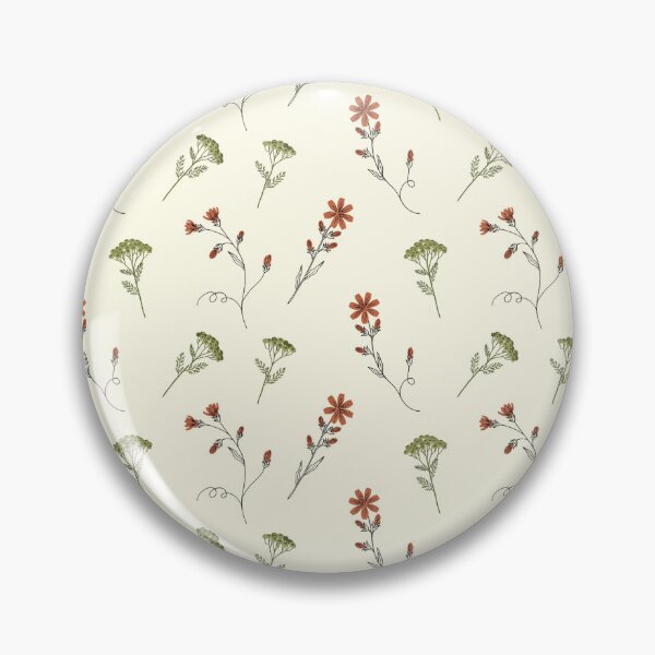 Artikelvorschau, Vintage-Wildblumenmuster entworfen und verkauft von NuvoraNest.