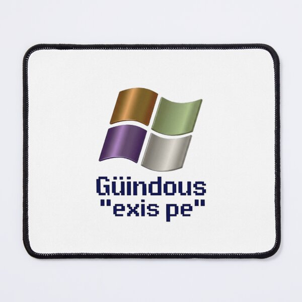 Item preview, Güindous exis pe - Retro Meme designed and sold by Ctrl+Alt+Store.