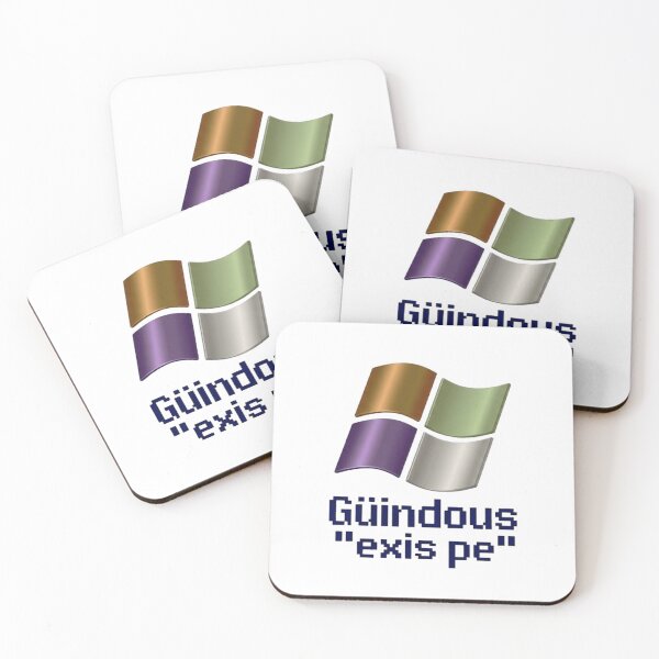 Item preview, Güindous exis pe - Retro Meme designed and sold by Ctrl+Alt+Store.