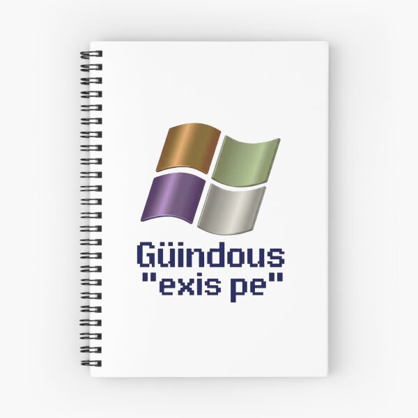 Item preview, Güindous exis pe - Retro Meme designed and sold by Ctrl+Alt+Store.
