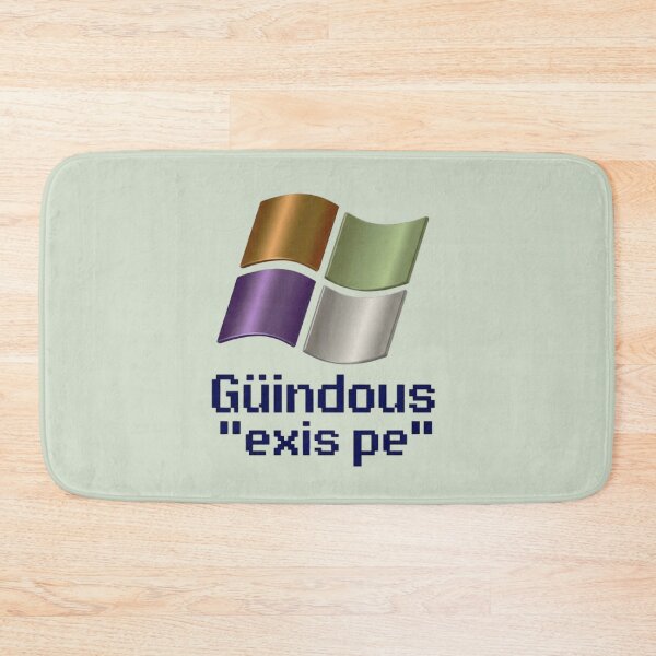 Item preview, Güindous exis pe - Retro Meme designed and sold by Ctrl+Alt+Store.