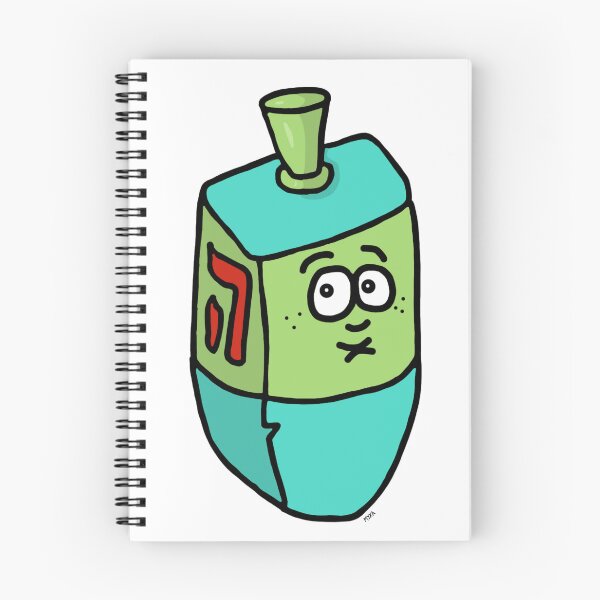 Item preview, Cute Spinning Dreidel Sticker | Funny Hanukkah Game Cartoon designed and sold by MyxaART.