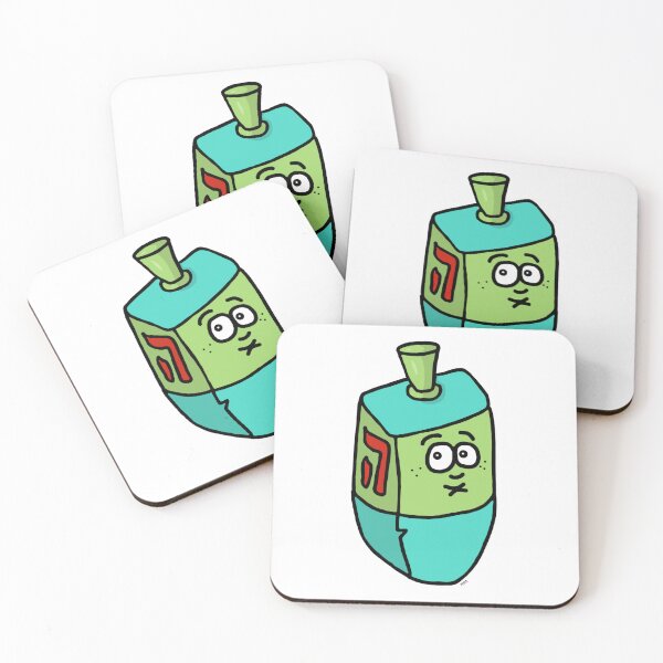 Item preview, Cute Spinning Dreidel Sticker | Funny Hanukkah Game Cartoon designed and sold by MyxaART.