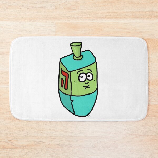 Item preview, Cute Spinning Dreidel Sticker | Funny Hanukkah Game Cartoon designed and sold by MyxaART.