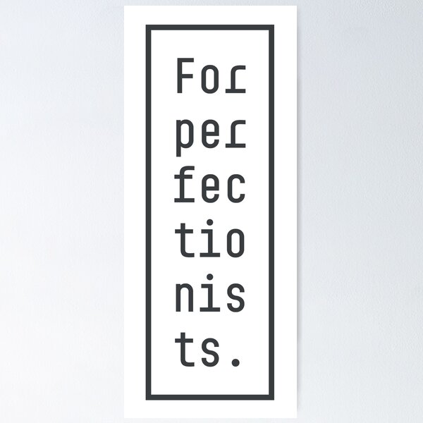 Item preview, For Perfectionists Broken Alignment Layout Art designed and sold by drTerrens.