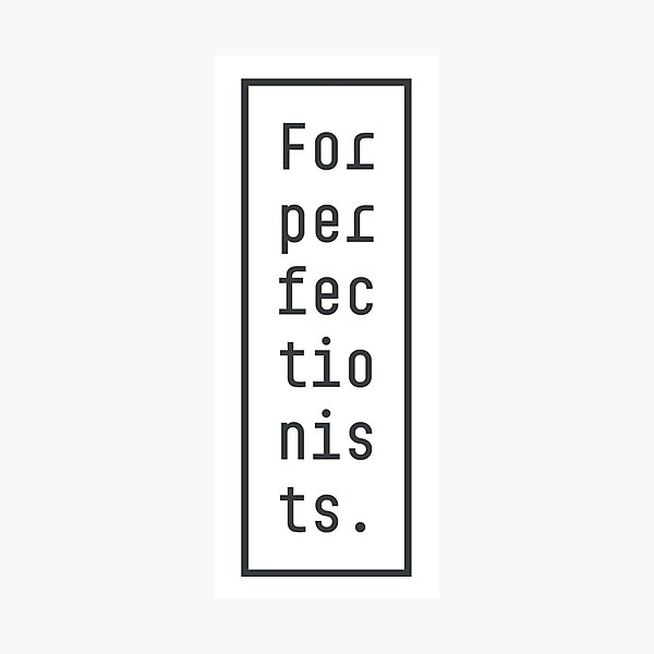 Item preview, For Perfectionists Broken Alignment Layout Art designed and sold by drTerrens.